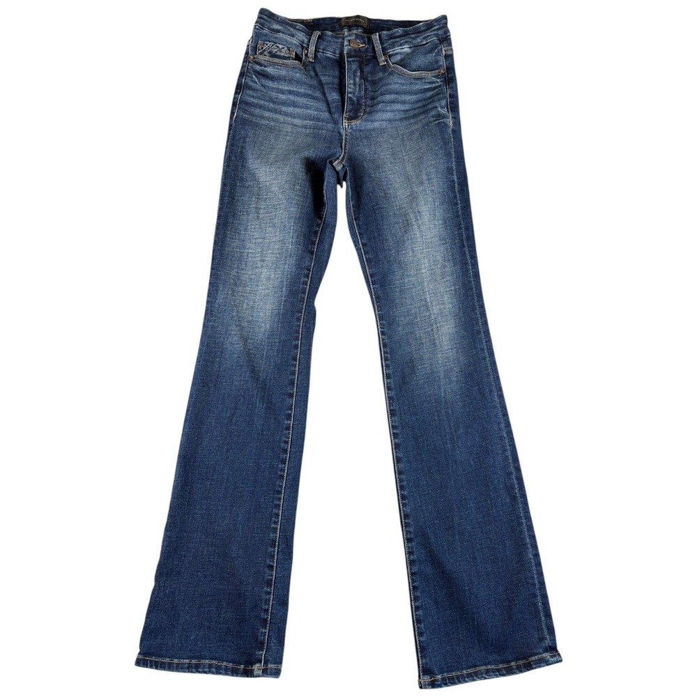 Buckle Black Jeans Women's 26x32 Blue Bootcut Stretch Faded Western Cowboy Denim